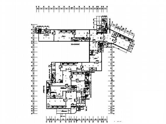 住宅楼人防地下室建筑CAD施工图纸 - 1