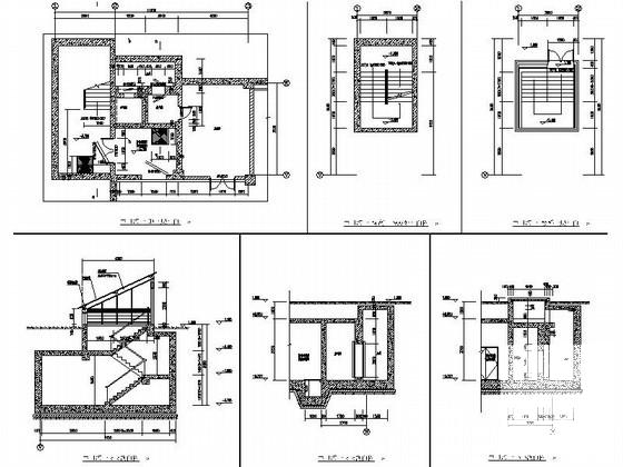 住宅楼人防地下室建筑CAD施工图纸 - 4