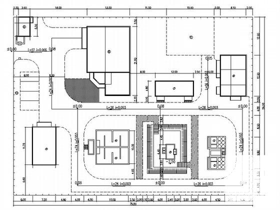 单层净水厂及配套建筑CAD施工图纸 - 3