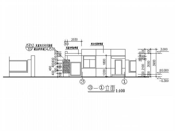 单层净水厂及配套建筑CAD施工图纸 - 5