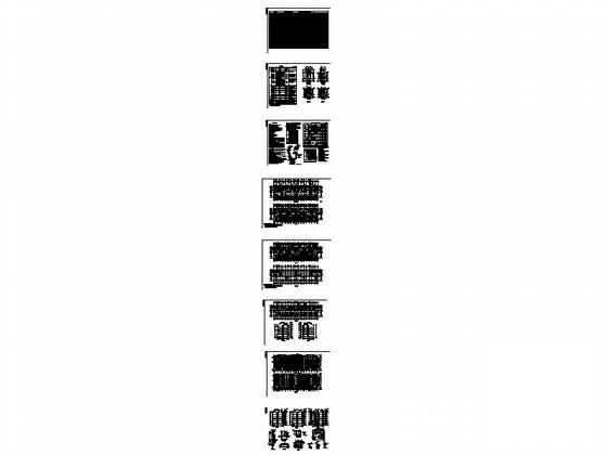 现代风格5层板式住宅楼建筑扩初图纸 - 4