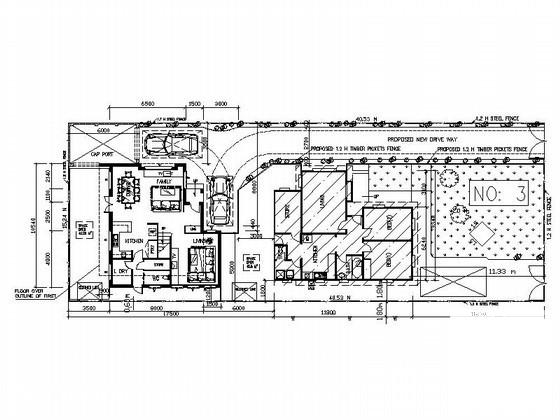 2层独栋日式别墅组合建筑CAD图纸 - 3