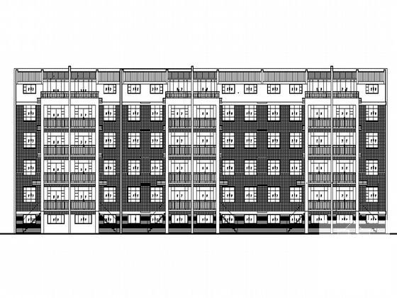 现代风格小区二期工程-阳光排屋建筑施工CAD图纸(1号楼) - 1
