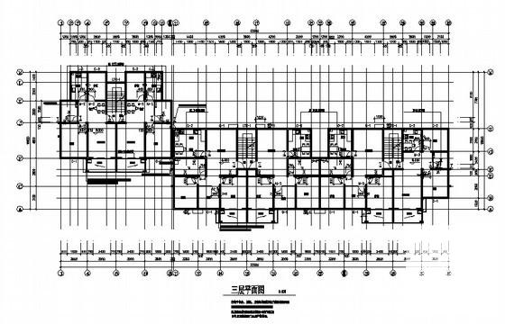 现代风格小区二期工程-阳光排屋建筑施工CAD图纸(1号楼) - 2