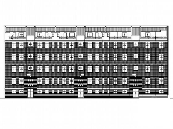 中式风格小区二期工程-阳光排屋建筑施工CAD图纸(3号、4号、9号楼) - 1