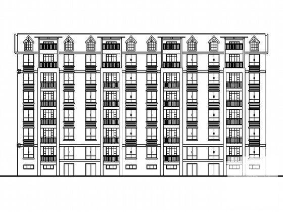 欧陆风格小区二期工程-多层住宅建筑施工CAD图纸(12号、15号楼) - 1