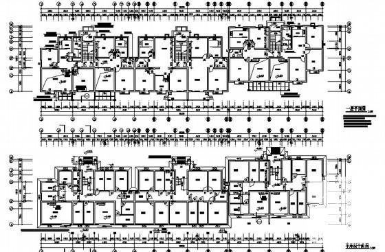 欧陆风格小区二期工程-多层住宅建筑施工CAD图纸(10号、11号楼) - 2