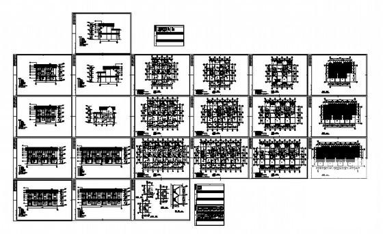 中式风格山庄别墅C区Bla型建筑施工CAD图纸 - 5