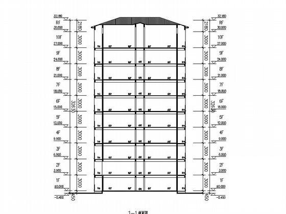 现代风格10层教师公寓建筑CAD图纸（2套） - 2