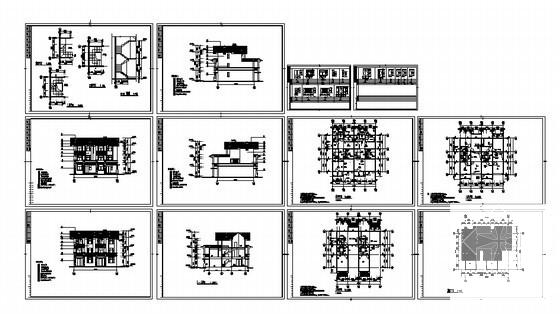 山庄别墅C区CL-A型建筑CAD图纸（砌体结构） - 5