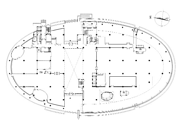 泰达图书馆建筑施工CAD图纸（钢筋混凝土结构框架剪力墙） - 3