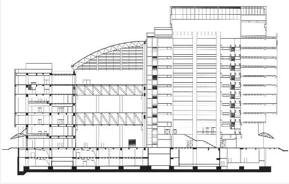 现代风格高层建筑世界贸易商城建筑施工CAD图纸 - 5