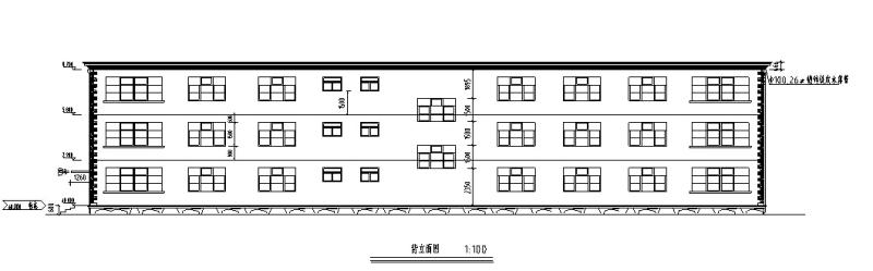 5套商务办公楼建筑设计CAD施工图纸（金属幕墙,石材幕墙,人造板幕墙）(钢筋混凝土结构) - 1