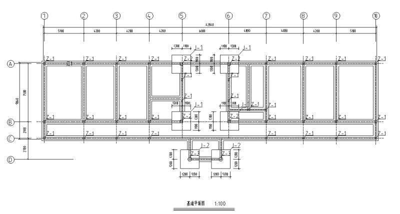 5套商务办公楼建筑设计CAD施工图纸（金属幕墙,石材幕墙,人造板幕墙）(钢筋混凝土结构) - 3