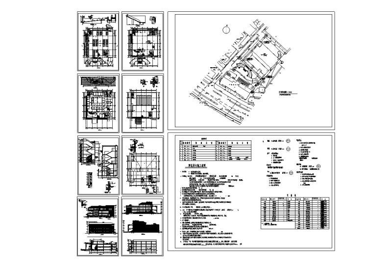 利安达多层办公综合楼石材幕墙框架剪力墙建筑CAD施工图纸(钢筋混凝土结构) - 5