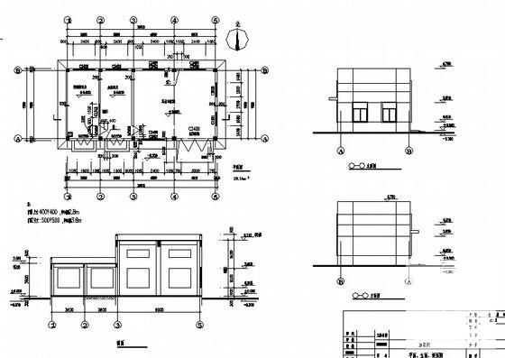 小型单层建筑单层建筑加药间建筑CAD图纸 - 2