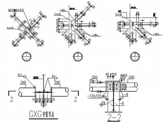 高低跨单层门式刚架厂房结构CAD施工图纸（独立基础） - 4