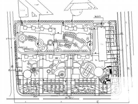 商业综合体建筑方案设计图纸（效果图纸）(地下停车场) - 1