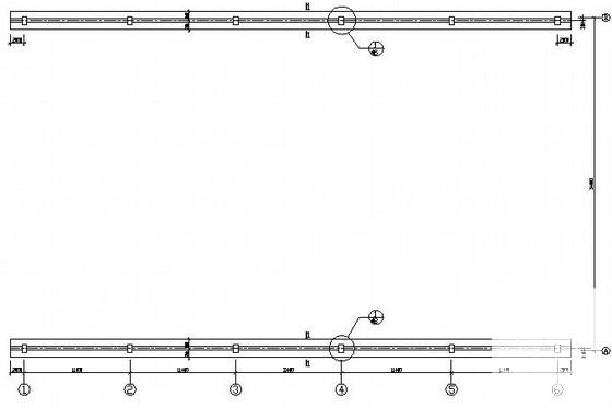34米跨空间桁架操场结构CAD施工图纸（7度抗震） - 3