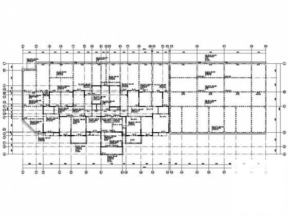 15层桩基础剪力墙结构高层住宅楼结构CAD施工图纸 - 3