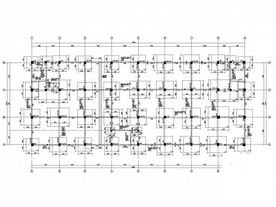 5层框架餐厅屋顶空间网架结构CAD施工图纸 - 2