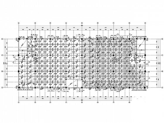 5层框架餐厅屋顶空间网架结构CAD施工图纸 - 3