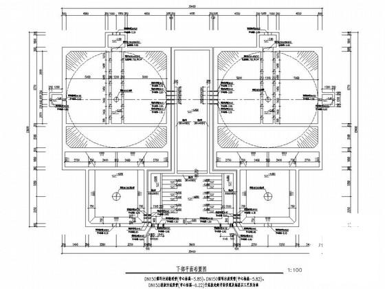 污水处理厂高效沉淀池结构CAD施工图纸 - 2