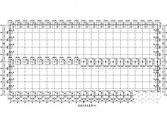 75吨吊车厂房结构CAD施工图纸（建筑图纸） - 2