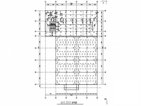 单层独立基础全钢框架结构综合楼结构CAD施工图纸(现浇钢筋混凝土) - 3