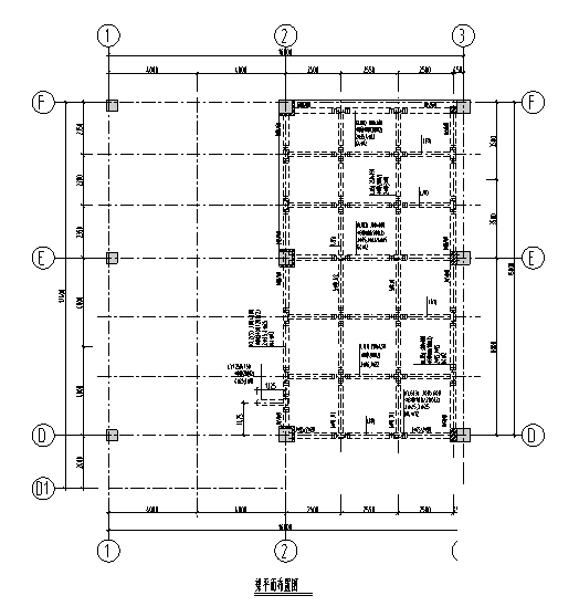 厂房新增架空阁楼结构CAD施工图纸（桩基础） - 2
