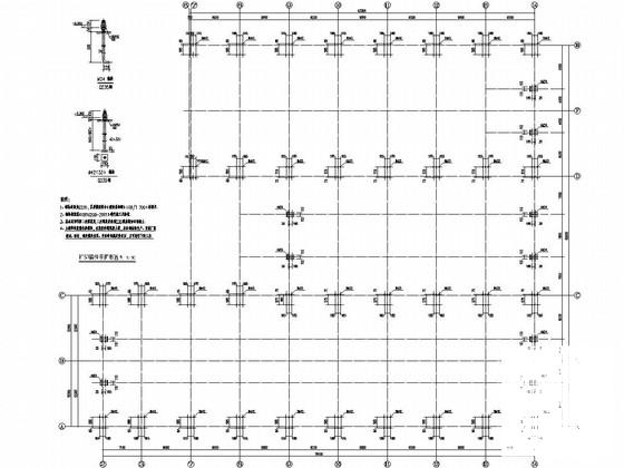 单层门式刚架结构厂房结构CAD施工图纸 - 2