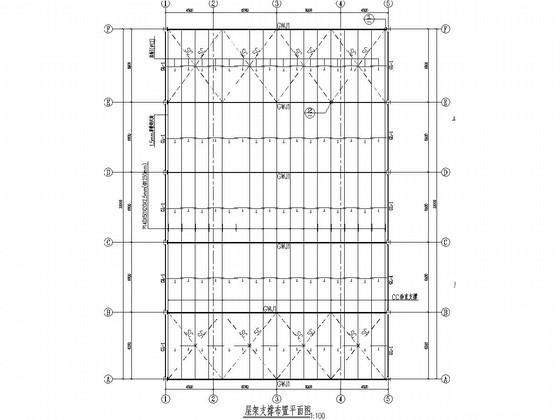 钢结构菜市场农贸大棚结构CAD施工图纸 - 3