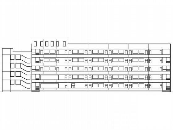 学校5层教学楼建筑方案设计图纸(平面图) - 1