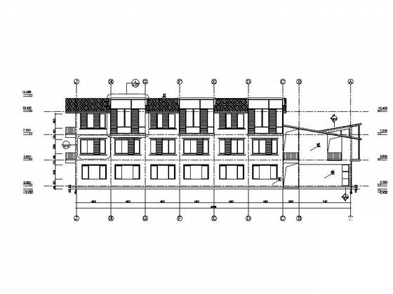 3层现代风格教学楼建筑方案设计CAD图纸 - 4