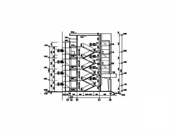 中学4层办公楼建筑扩初CAD图纸 - 2