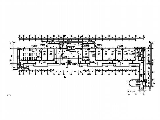 中学4层办公楼建筑扩初CAD图纸 - 3