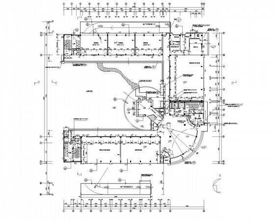 大学10层教学科技楼建筑扩初图纸(总平面图) - 3