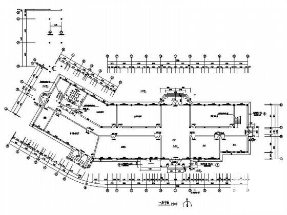 学校初中部4层图纸书综合楼建筑扩初图纸(楼梯大样) - 3