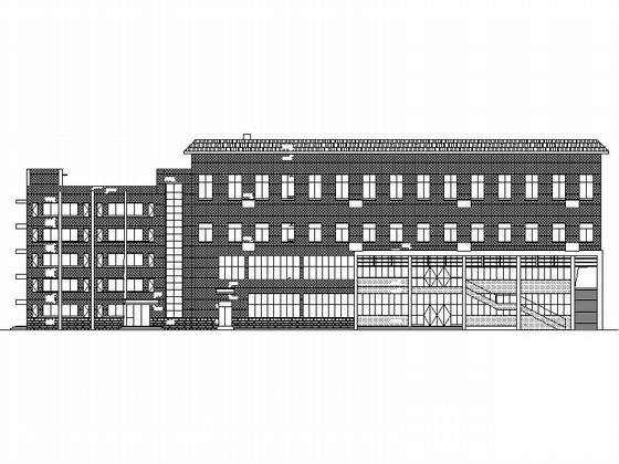 学校初中部5层食堂宿舍楼建筑扩初图纸(楼梯大样) - 1