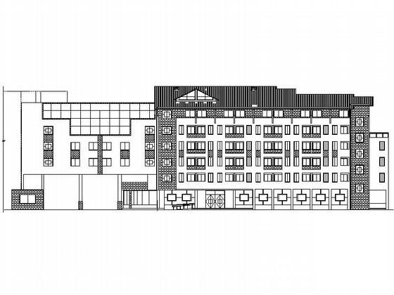 6层中式度假山庄建筑扩初图纸 - 1