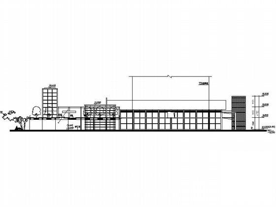 红树湾2层现代型会所建筑方案设计CAD图纸 - 2