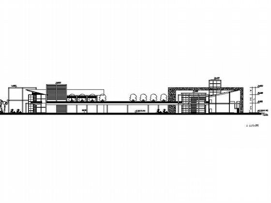 红树湾2层现代型会所建筑方案设计CAD图纸 - 5