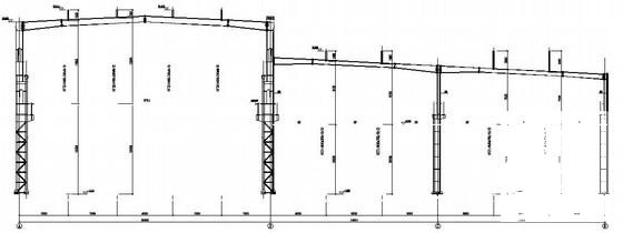 门式刚架联合厂房结构施工图（10跨,65页图纸） - 1