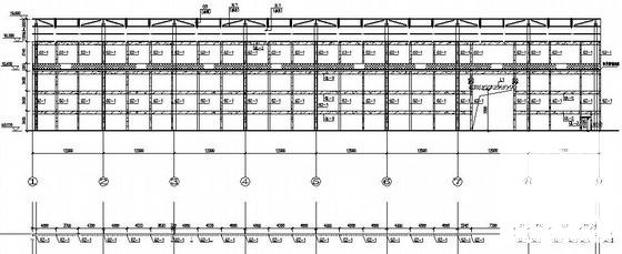 门式刚架联合厂房结构施工图（10跨,65页图纸） - 2