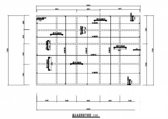 框架剪力墙结构污水处理厂结构施工图纸（建筑施工CAD图纸） - 2