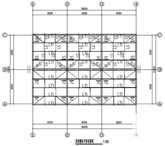 12米跨门式刚架厂房结构CAD施工图纸（独立基础） - 2