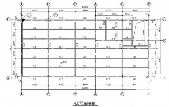 钢框架结构仓库结构施工图纸（2层含建筑施工CAD图纸） - 1