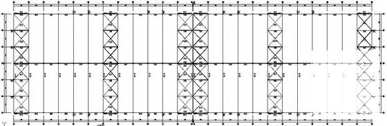 48米跨门式刚架厂房结构CAD施工图纸（6度抗震） - 1
