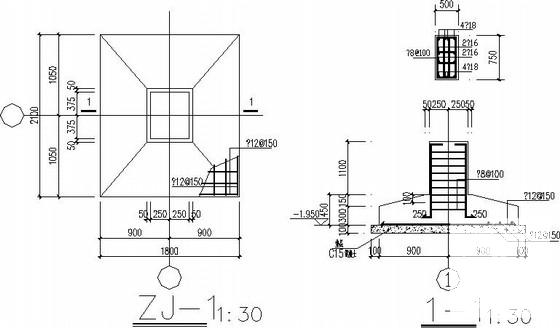 48米跨门式刚架厂房结构CAD施工图纸（6度抗震） - 4
