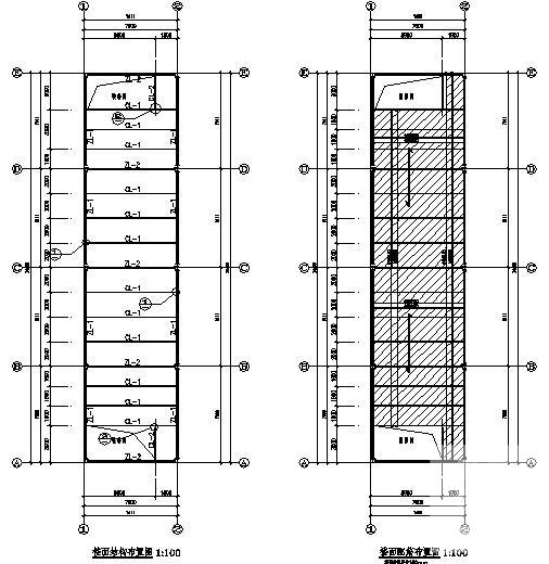 独立基础钢结构综合仓库结构CAD施工图纸(建筑面积) - 2